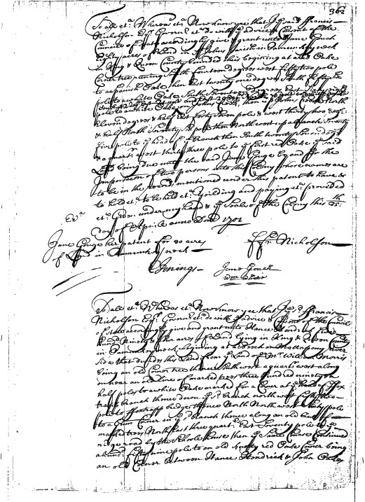 Hans Hendrick Land Grant